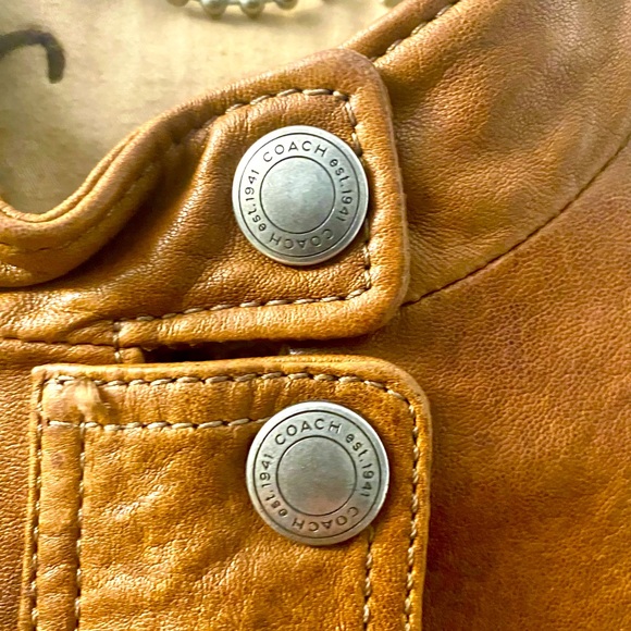 Coach Leather Jacket and Purse - Picture 4 of 13